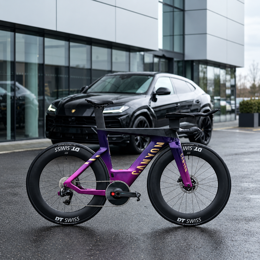 Canyon Speedmax CFR Custom — Purple Gold