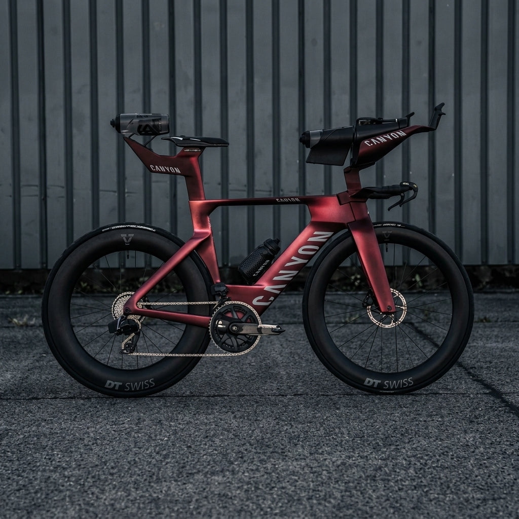 Canyon Speedmax CF SLX Custom — Deep Burgundy