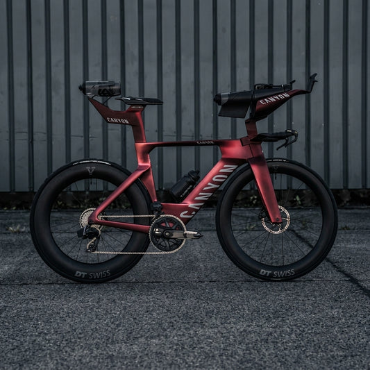Canyon Speedmax CF SLX Custom — Deep Burgundy