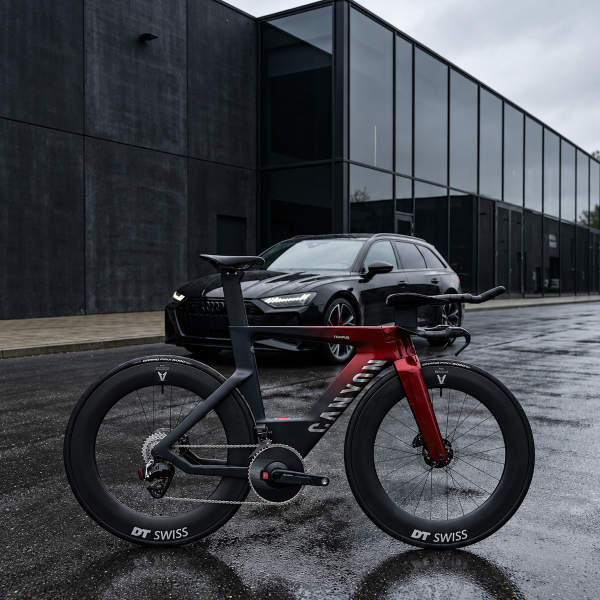 Canyon Speedmax CFR Custom — Ferrari Black Gradient